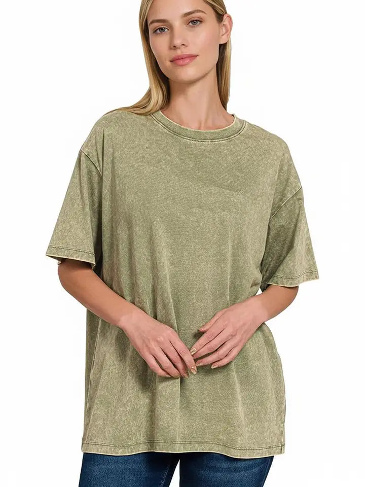 Marie Vintage Wash Oversized T-Shirt
