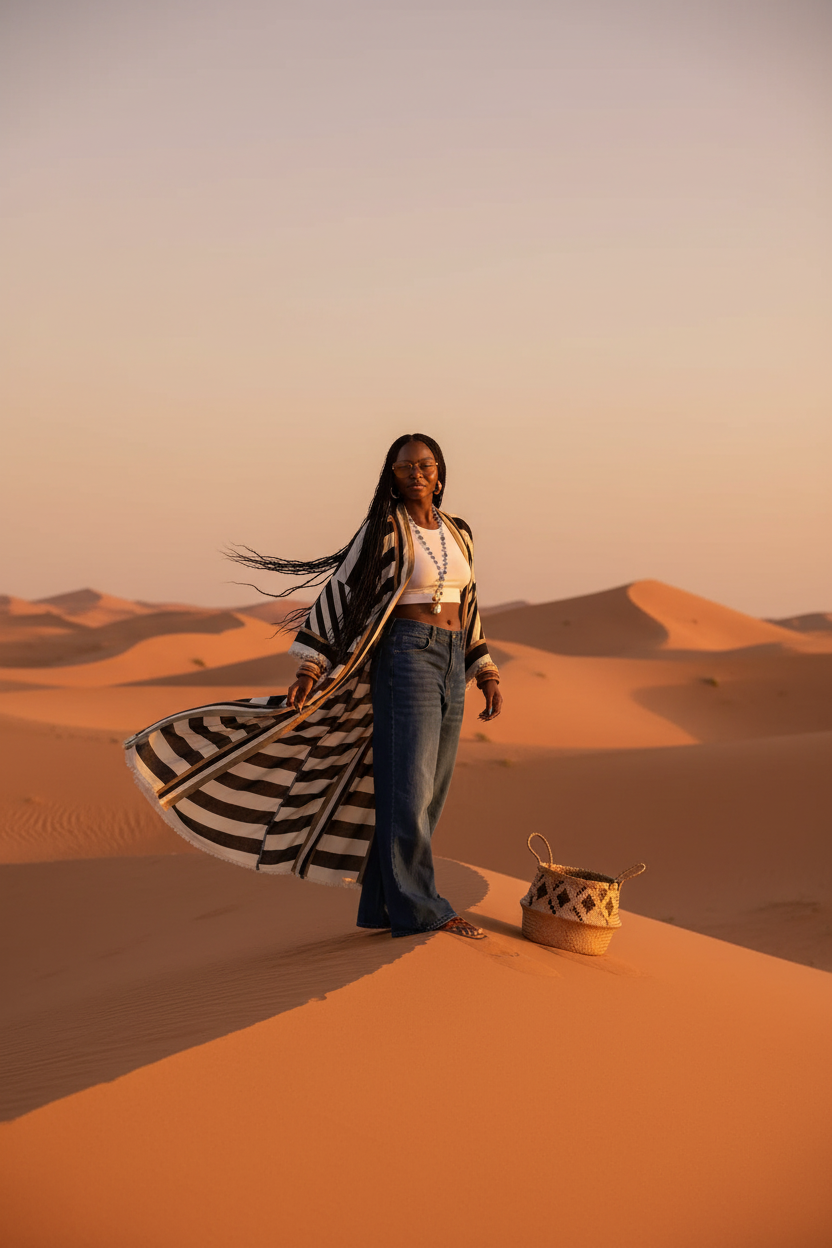 The Desert Traveler Kimono